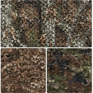 8x8 2x6m Woodland Camouflage Net Army Outdoor Hunting Camping Garden Decoration
