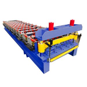 High Speed IBM Metal Galvanized Steel Roofing Sheet Manufacturing Machine