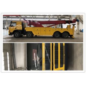 China 45m Steel Cable Heavy Wrecker Trucks Rated Pulling Power Winch 25000kg on sale