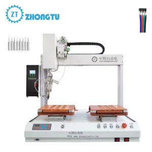 Double Platform Desktop Robot 3 Axis Pcb Automatic Soldering Machine