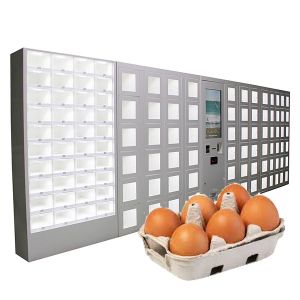 Hospital Mall Automatic Flower Vending Machine With Transparent Shelf Refrigerat