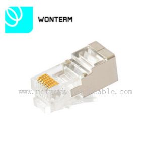 Cat6 Shielded Rj45 Plug Crystal Head 8p8c Rj45 Connector Jack