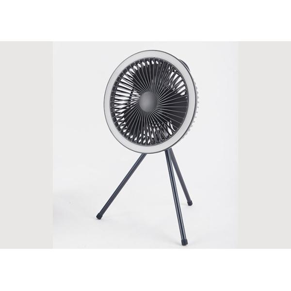 Buy Outdoor Portable Camping Fan 10000mAh USB Rechargeable Fan With Hanging Hook / LED Light at wholesale prices