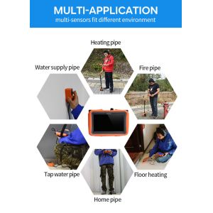 Multi Sensors Outdoor And Indoor 5m Depth Water Pipeline Leak Detector Pqwt