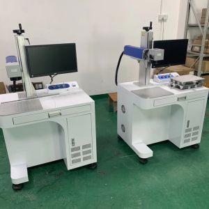 Metal 30W 60khz Laser Marking Machines , Laser Marking Machine For Plastic