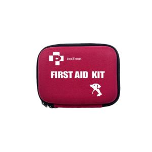 17.5cm Black Pet First Aid Cat First Aid Kit Customized Logo