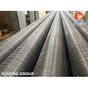 Customized High Frequency Welded / HFW Solid Finned Tube For Boiler Economizer