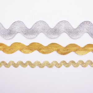 Garment 3cm 4cm Braid Gold Rick Rack Edging