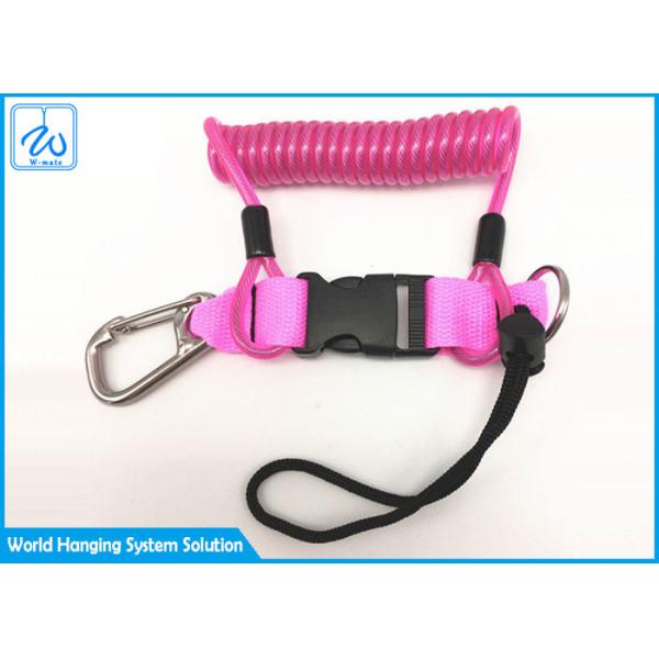 Buy Strong PU Anti Lost Retractable Safety Lanyards at wholesale prices