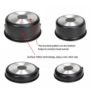 Black Outdoor Cookware Set Unbreakable For Camping With Handle