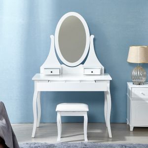 0.082m3 12mm MDF One Cabinet Dressing Table With Four Departments