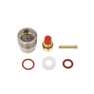 TIG ACCESSORIES Gas Lens Wedge Collet and Pyrex Glass Nozzle for WP9 20 Welding