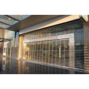 Wireless Remote Control Steel Security Shutters , Practical Commercial Roller