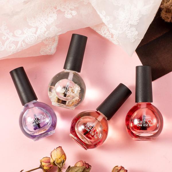 Private Label Fruity Smell Nails Moist Cuticle Revitalizer Oil 15 Styles Soften Brush Nail Care Private Label Cuticle Oil Pen