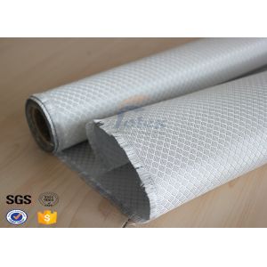 Texalium Honeycomb Weave Silver Coated Fabric E Glass Weatherproof 1200mm