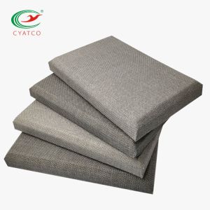 Nontoxic Durable Soundproof Fabric Wall Panels Multiscene Reduce Noise