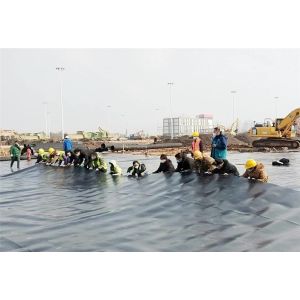 Textured Perforated Geocell Slope Stabilization For Road Construction