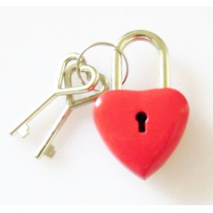 Zinc alloy Small Heart Shaped Locks