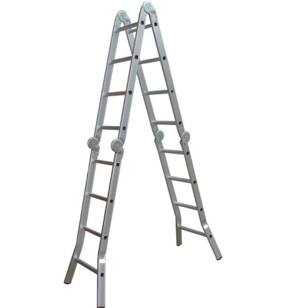 Buy Standard  Aluminum Step Ladder 150kg Max Loading Aluminum Folding Ladder at wholesale prices