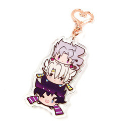 Custom manufacture made cartoon acrylic transparent epoxy charm resin keychain