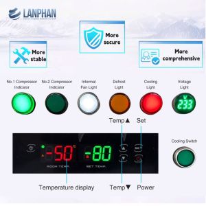 Automatic Quick Freeze Machine Commercial Design - 80 Degree Compact Blast