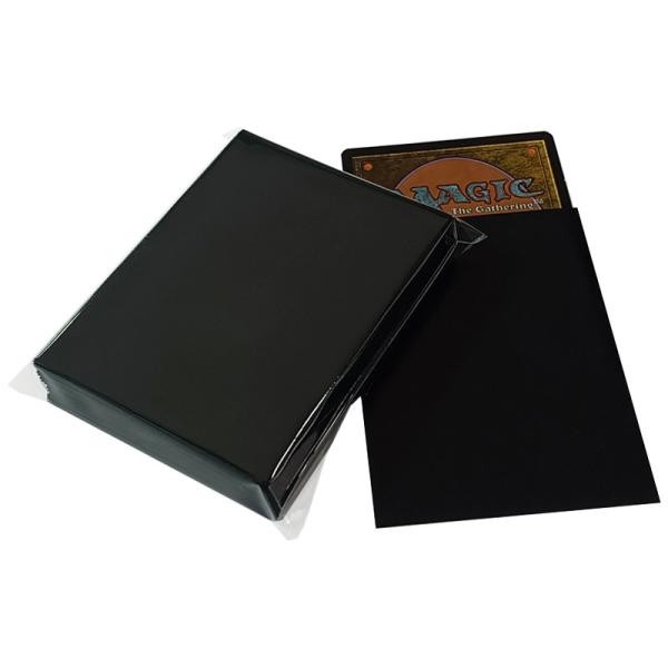 Buy CPP Orange Texture Matte Black Card Sleeves MTG Protection 66X91mm Easy Shuffling at wholesale prices