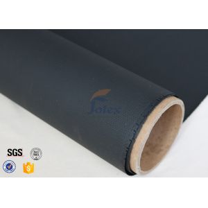 Black PU Coated Fiberglass Fabric 0.5mm 530gsm Welding Blanket Materials