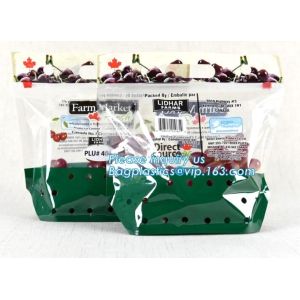 China green grapes packing bag with slider/Plastic grapes packing bag/Plastic fruit bag, Vegetable Tomato Packaging Slider Zip on sale