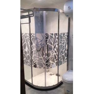 Quality Artical Glass Aluminium Shower Cubicles Sliding Open Polished Surface for sale