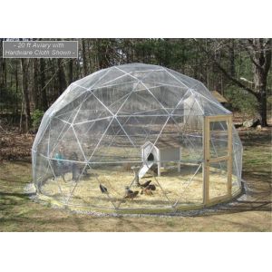 Spacious 20M Diameter Geodesic Dome Tent With Transparent Fabric