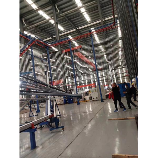 SUS304 Full-automatic LPG Heating Electrostatic Vertical Powder Coating Line