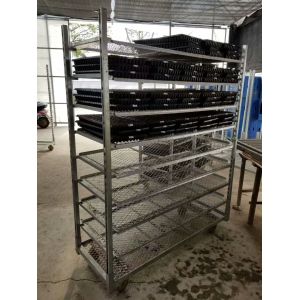 Display Dutch Flower Cart Ez Racks Danish Container Galvanizing