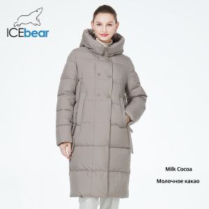 Fox Fur Collar Winter Coat Practical Classic Cotton Jacket Dual Pockets