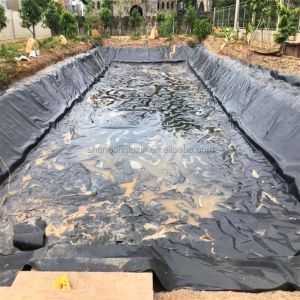 HDPE Geomembrane Koi Pond Liner for Plastic Pond Fish in 50m-100m Length and