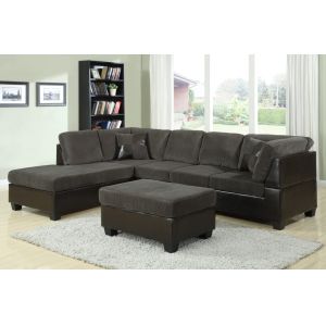 Quality Fabric L shaped Sofas,chaise with ottoman for sale