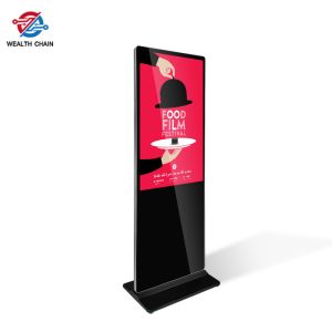 Inside Vertical LCD Kiosk Multi Language AC 100V-240V 43" 49" 55"