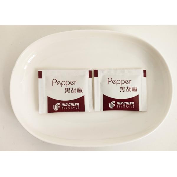 Black Pepper Condiment Packets Customized Weight Storage 18 Months Shelf Life