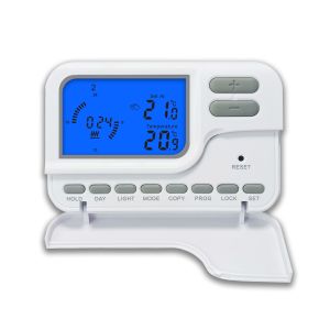 China Backlight Wired Room Thermostat Heating / Cooling 7 Day Programmable on sale