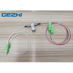 Broad Wavelength 1x2 Opto Mechanical Fiber Optical Switches