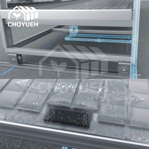 2mm Commercial Greenhouse Benches Metal Greenhouse Tables Anodized