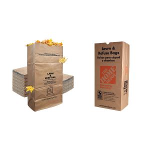 Extra Large Recyclable Lawn Paper Bags Custom Lining Thickness