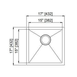 Anti Rust Rectangular Single Bowl Undermount Stainless Steel Sink Lifetime