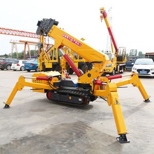 360 Degree Hydraulic Slewing JIB Cranes 3000kg Crawler Cantilever Spider Crane