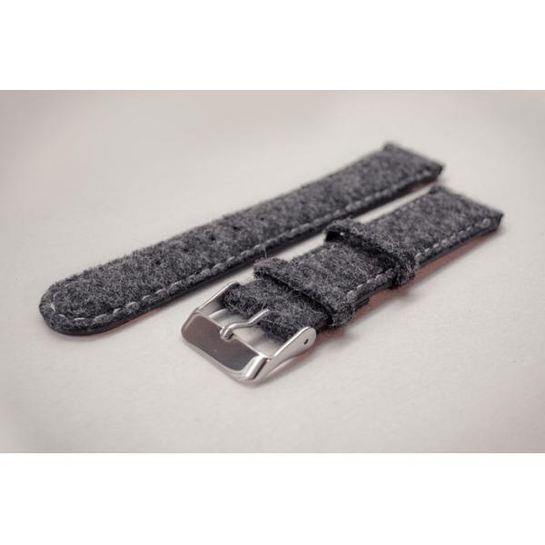 Branded Watch Band Replacement Fabric Cloth Genuine Leather Band With Quick Release Spring