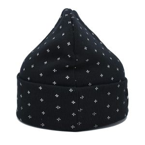 58CM Unisex Knit Beanie Hats Customization Fabric Common Fashion Design