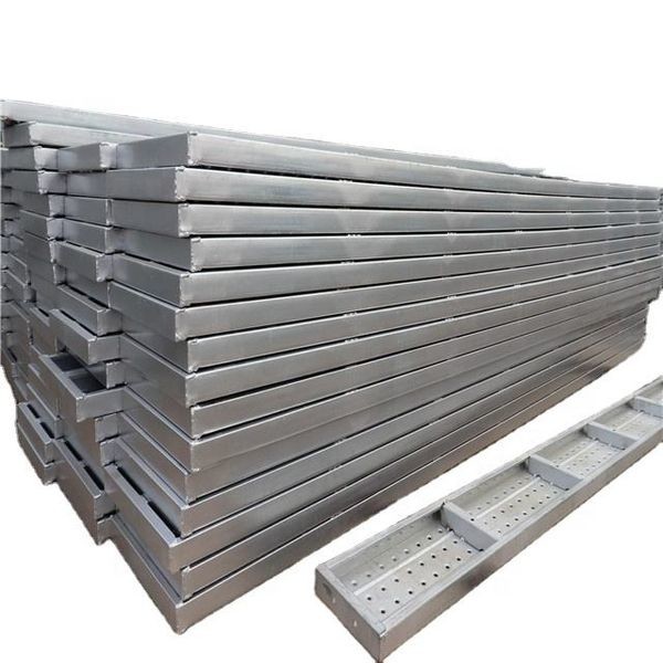 Strong Galvanized Scaffolding Steel Plank Without Hooks BS1139 Standard OEM/ODM Factory