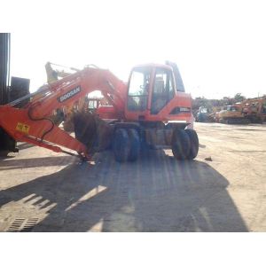 Used Origin South Korea Mobile Excavator Doosan Dh150W Wheel Excavator on