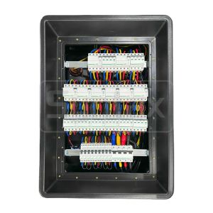 Syntax MD4 Three Phase 125A Power Distro Box In PE IP67 With Schneider Breakers