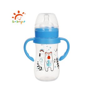 9oz PP Wide Neck Baby Feeding Bottle