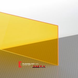 Crystal Clear Amber Plexiglass Acrylic Sheets With Excellent Resistance Against